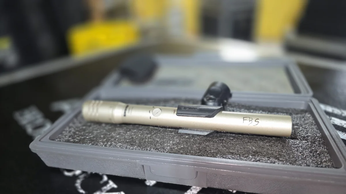 Microfone Shure SM81 LC Condensador Usado à Venda - FBS Sonorização