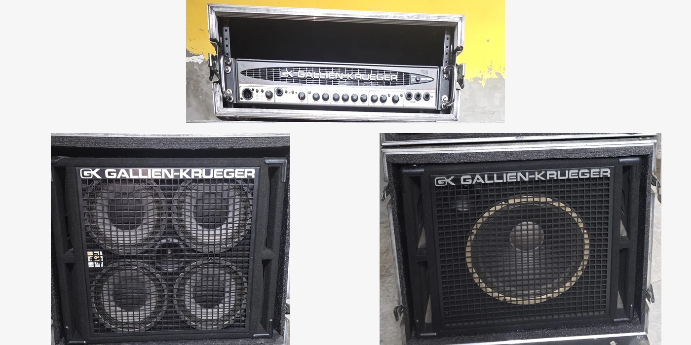 Sistema GK Completo de Contrabaixo Gallien-Krueger Usado à Venda - FBS Sonorização